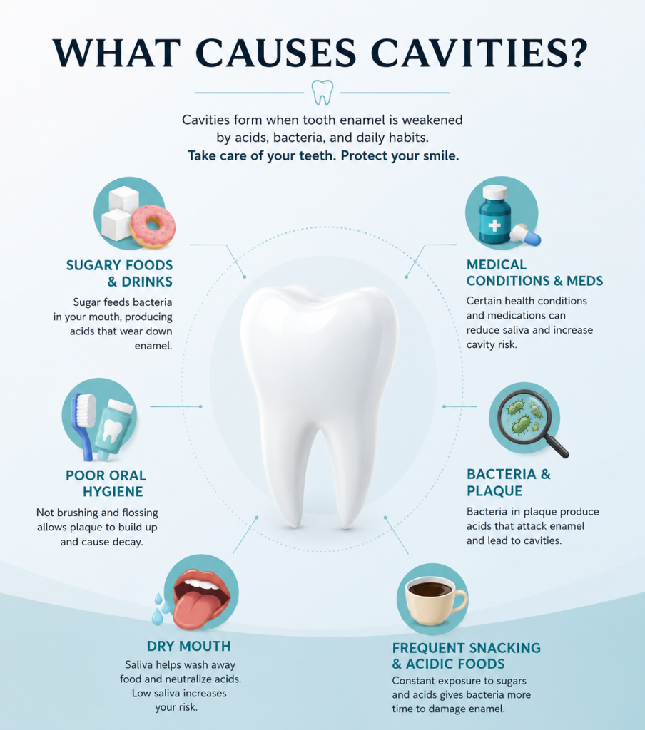 what causes tooth cavities decay Tysons Corner