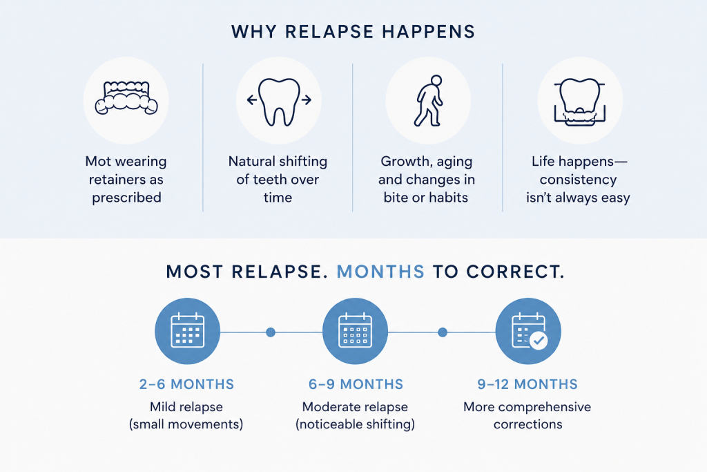 ortho relapse fixed with invisalign in tysons corner