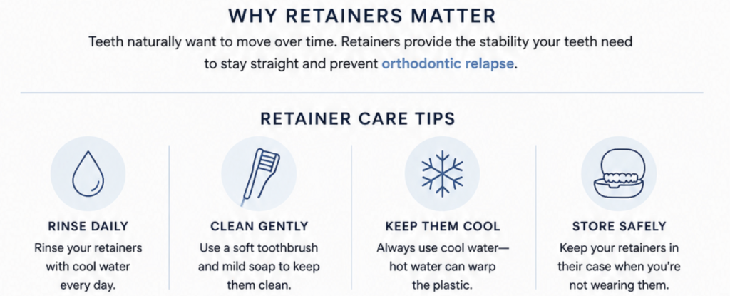 caring for your retainers