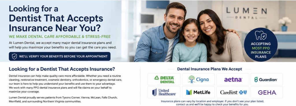 dentist accepting insurance near tysons corner