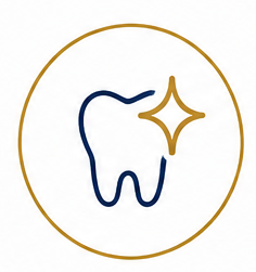 Graphic showcasing cosmetic dentistry services in Tysons Corner, including veneers, professional teeth whitening, Invisalign clear aligners, and smile enhancement treatments.